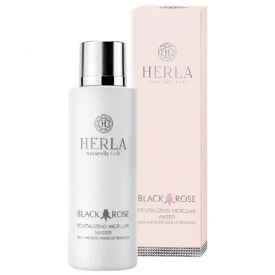 Herla Black Rose, Revitalizing Micelar Water Face and Eyes Make-Up Removal (Rewitalizujący płyn micelarny do demakijażu twarzy i oczu)