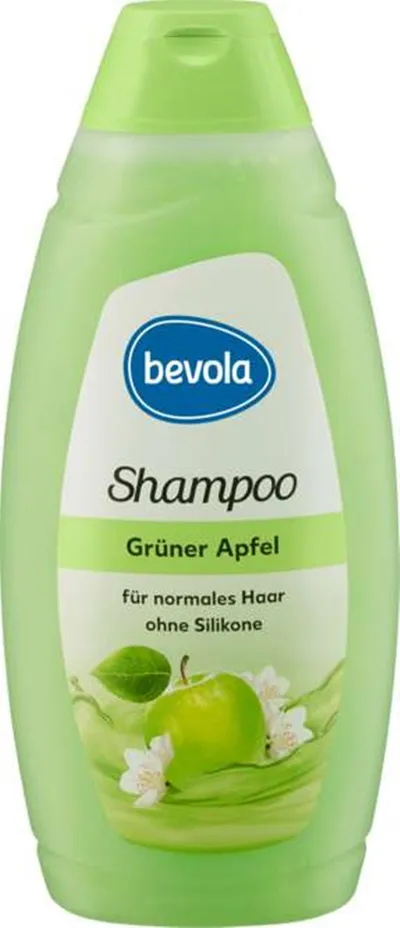 Bevola Shampoo Grüner Apfel für Normales Haar ohne Silikone (Szampon do włosów normalnych `Zielone jabłko`)
