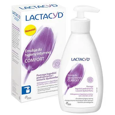 Lactacyd Comfort, Emulsja do higieny intymnej  łagodząca podrażnienia