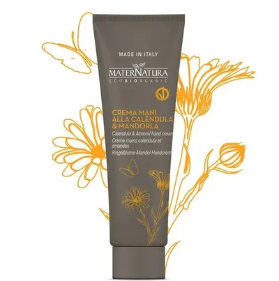 MaterNatura Crema Mani Alla Calendula & Mandorla [Calendula & Almond Hand Cream] (Krem do rąk z nagietkiem i migdałem)