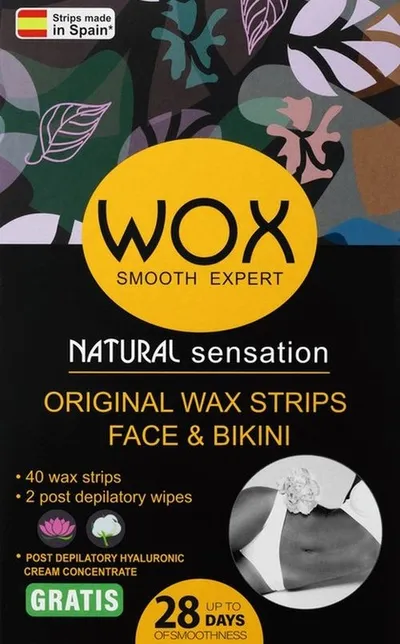 Wox Original Wax Strips Face & Bikini (Plastry z woskiem do depilacji twarzy i okolic bikini)