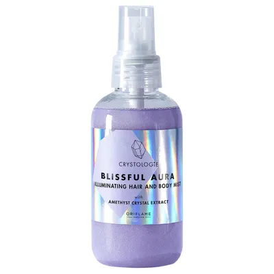 Oriflame Crystologie, Blissful Aura Illuminating Hair and Body Mist (Rozświetlająca mgiełka do ciała i włosów)