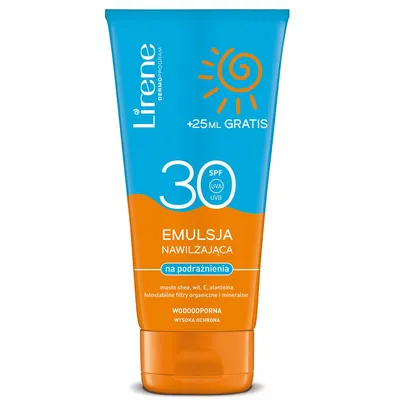 Lirene Dermoprogram Emulsja nawilżająca na podrażnienia SPF 30 (stara wersja)