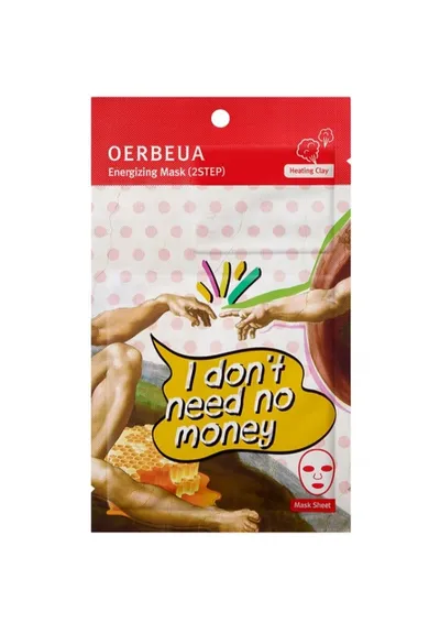 Oerbeua I don't need no money, Energizing Mask (2-etapowa maska rozświetlająca z ekstraktem z miodu i ceramidami)