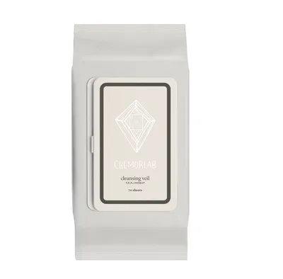 Cremorlab Cleansing Veil (Nawilżające chusteczki do demakijażu)