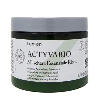 Kemon Actyva Bio, Maschera Essenziale Ricca (Maska nawilżająco-zmiękczająca)