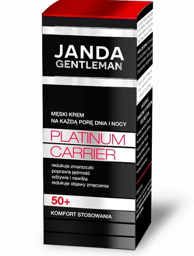 Janda Gentleman, Platinum Carrier, Męski krem na każdą porę dnia i nocy 50+