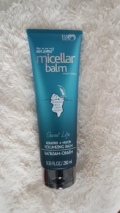 Bio World Secret Life, Keratix + Mucin Volumizing Balm (Balsam do włosów zwiększający objętość)