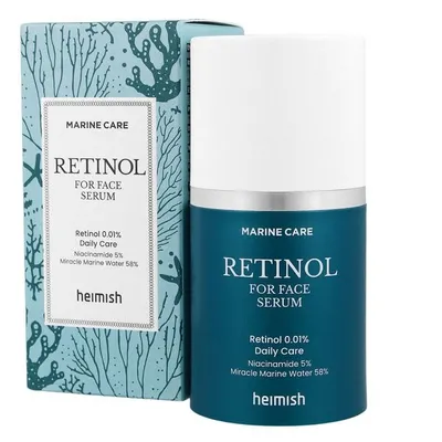Heimish Marine Care, Retinol For Face Serum (Ujędrniające serum do twarzy z retinolem 0,01%)