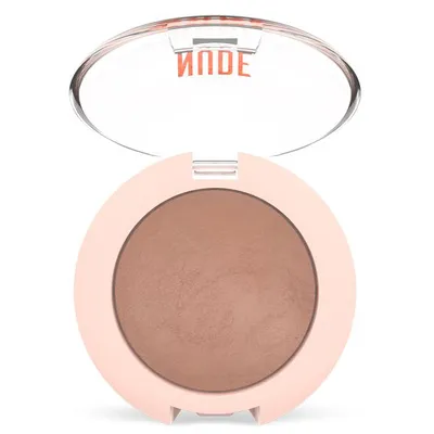 Golden Rose Nude Look, Matte Baked Eyeshadow (Wypiekany matowy cień do powiek)