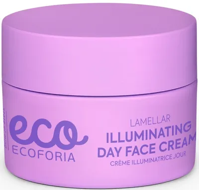 Ecoforia Lavender Clouds, Illuminating Day Face Cream (Rozświetlający krem do twarzy na dzień)