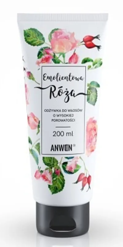 Anwen Odżywka do włosów o wysokiej porowatości `Emolientowa róża`