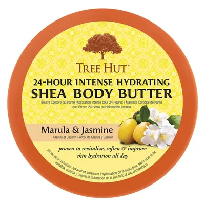 Tree Hut 24 Hour Intense Hydrating Shea Body Butter Marula & Jasmine (Nawilżająco - zmiękczające masło do ciała `Marula i Jaśmin`)