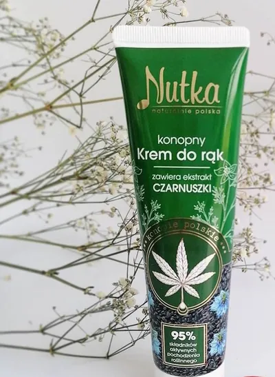 Nutka Konopie Polskie, Konopny krem do rąk i paznokci z ekstraktem z czarnuszki