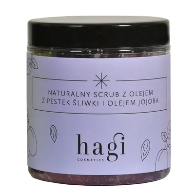 Hagi Naturalny scrub z pestek śliwki i olejem jojoba