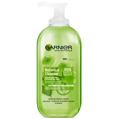 Garnier Botanical Cleanser, Refreshing Gel Wash (Żel oczyszczający odświeżający z ekstraktem z winogron skóra normalna i mieszana)