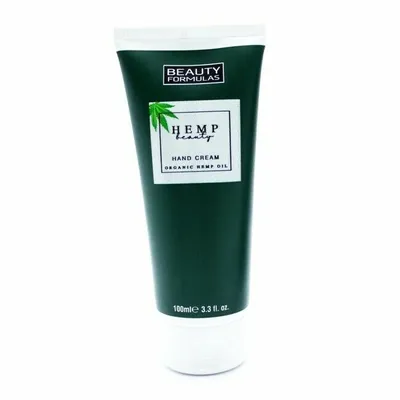 Beauty Formulas Hemp Beauty, Hand Cream with Organic Hemp Oil (Krem do rąk z organicznym olejem konopnym)