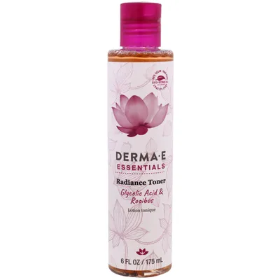 Derma E Essentials, Radiance Toner Glycolic Acid & Rooibos (Rozjaśniający tonik z kwasem glikolowym i rooibosem)