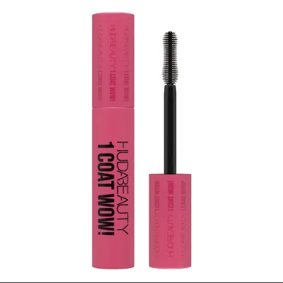 Huda Beauty 1 Coat WOW! Extra Volumizing and Lifting Mascara (Podkręcający tusz do rzęs dodający objętości)