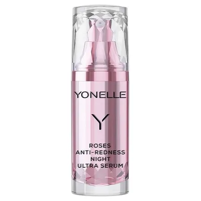Yonelle Roses Anti-Redness Night Ultra Serum (Serum do cery naczynkowej na noc)