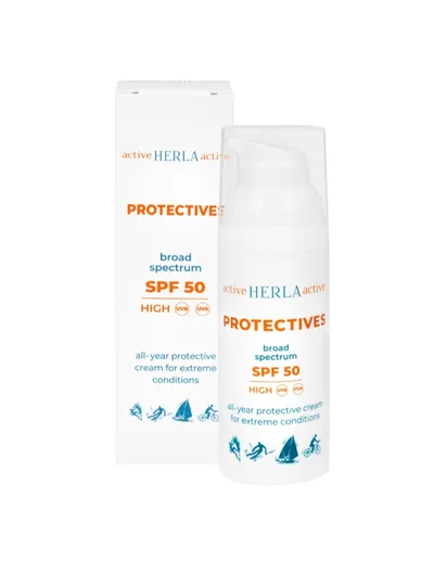 Herla Active, Protectives, All - Year Protective Cream SPF 50 (Krem ochronny SPF 50)