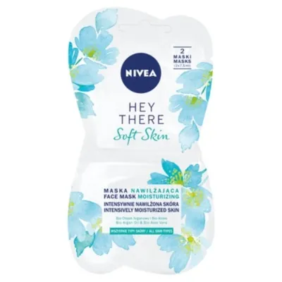 Nivea Hey There Soft Skin, Face Mask Moisturising (Maseczka nawilżająca)