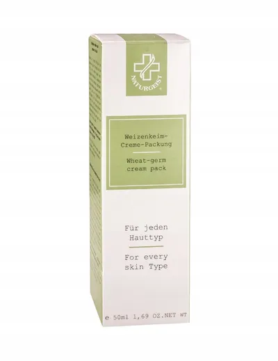 Hagina Cosmetic Weizenkeim - Creme - Packung (Maseczka kremowa do twarzy z kiełków pszenicy)
