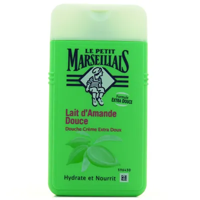 Le Petit Marseillais Douche Creme Extra Doux Lait d`Amande Douce (Kremowy żel pod prysznic `Słodkie mleczko migdałowe`)