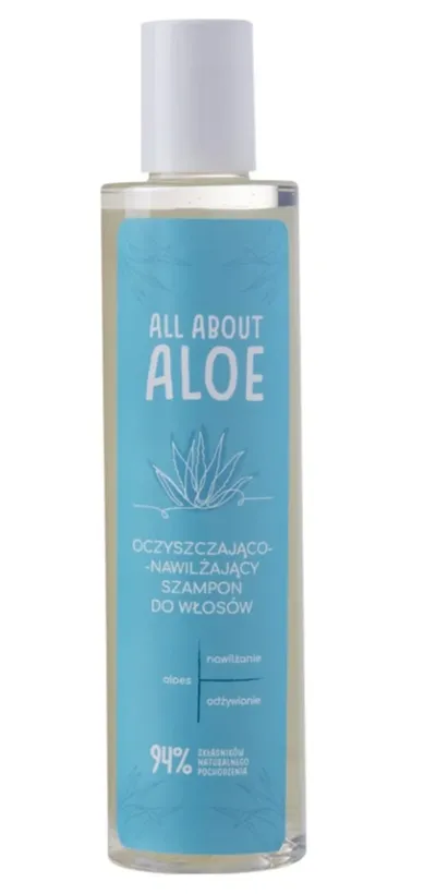 All About Aloe Oczyszczająco- nawilżający szampon do włosów (nowa wersja)