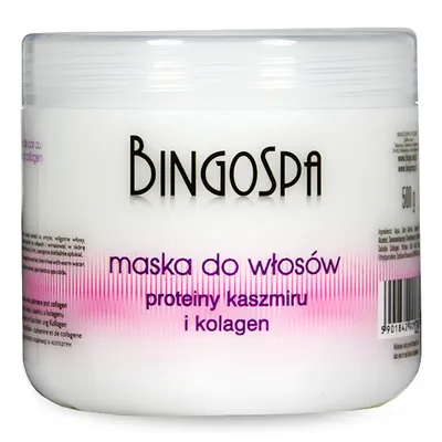 BingoSpa Maska do włosów z proteinami kaszmiru i kolagenem
