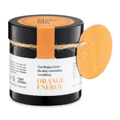 Make Me Bio Orange Energy, Nawilżający Krem dla Skóry Normalnej i Wrażliwej