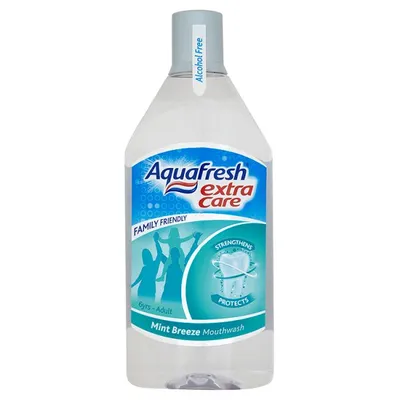 Aquafresh Extra Care Mint Breeze, Płyn do płukania jamy ustnej