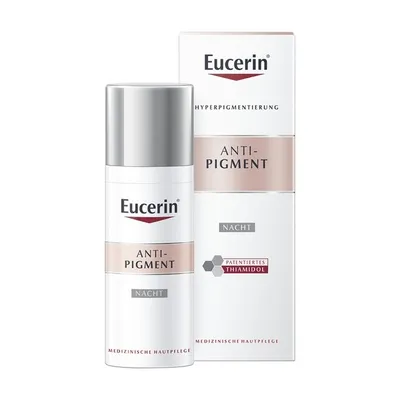 Eucerin Anti-Pigment, Nacht, Patentiertes Thiamidol (Krem na noc z Thiamidolem przeciw przebarwieniom)