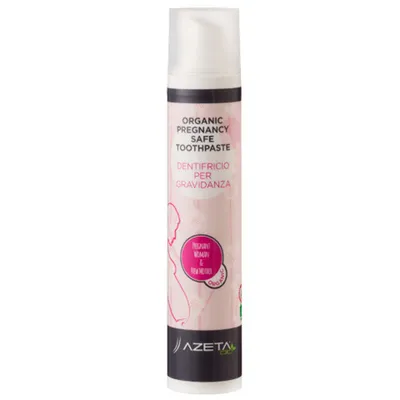 Azeta Bio Organic Pregnancy Safe Toothpaste (Organiczna pasta do zębów bez fluoru dla kobiet w ciąży)
