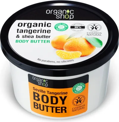 Organic Shop Tangerine & Shea Butter Seville Tangerine Body Butter (Masło do ciała `Gorzka mandarynka`)
