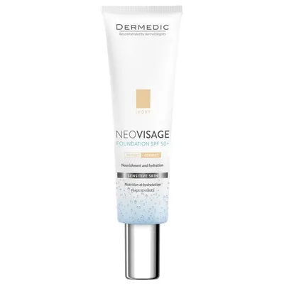 Dermedic Neovisage, Pielęgnacyjny fluid-krem nawilżający SPF 50+
