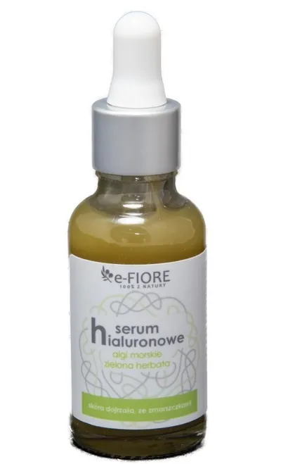 e-Fiore Serum hialuronowe do twarzy `Algi morskie  i zielona herbata`