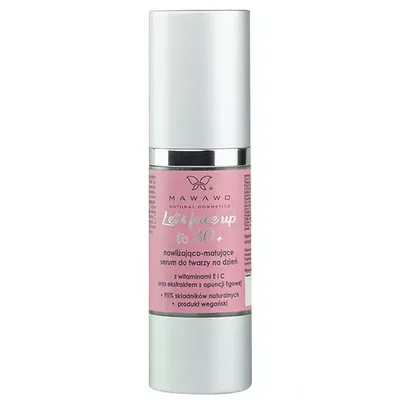 Mawawo Natural Cosmetics Serum do twarzy nawilżająco-matujące `Let’s Face up to 30+`