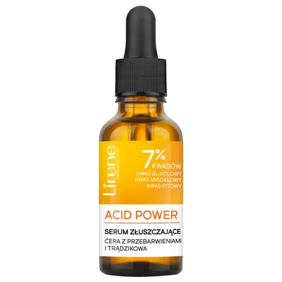Lirene Dermoprogram Acid Power, Serum złuszczające z hydrolatem grejpfrutowym