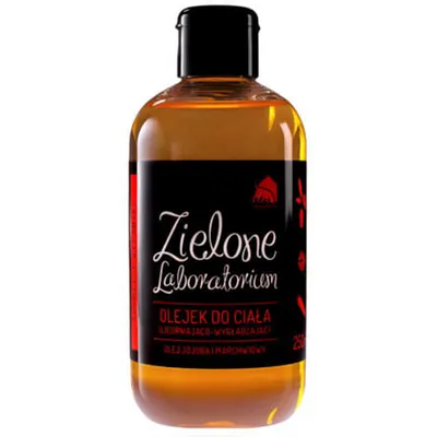 Zielone Laboratorium Olejek do ciała ujędrniająco-wygładzający `Olej jojoba i marchwiowy`