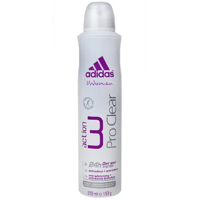 Adidas For Women, Action 3 Pro Clear, Anti-Perspirant (Antyperspirant w sprayu)