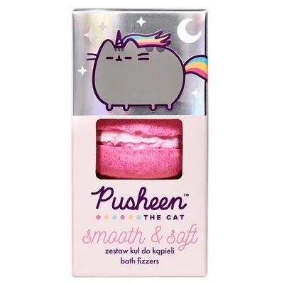 The Beauty Care Company Pusheen, Smooth & Soft Bath Fizzers (Zestaw kul do kąpieli)