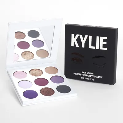Kylie Cosmetics Purple Palette, Pressed Powder Eyeshadow (Paleta 9 cieni do powiek)