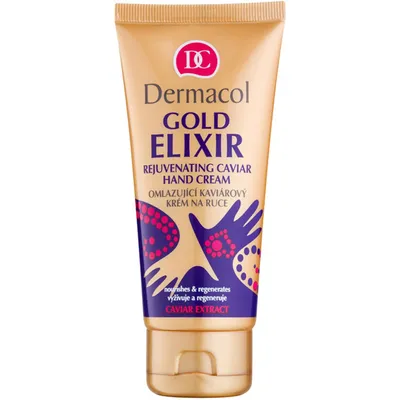 Dermacol Gold Elixir, Rejuvenating Caviar Hand Cream (Odmładzający krem z kawiorem do rąk)