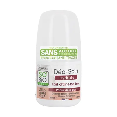 SO'BiO Etic Deo-Soin Hydrate (Organiczny dezodorant z mlekiem oślim)