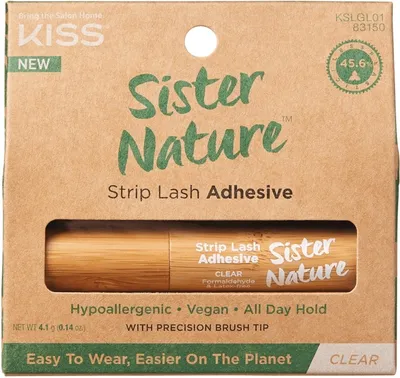 Kiss Sister Nature, Strip Lash Adhesive Clear (Klej do rzęs bezbarwny)