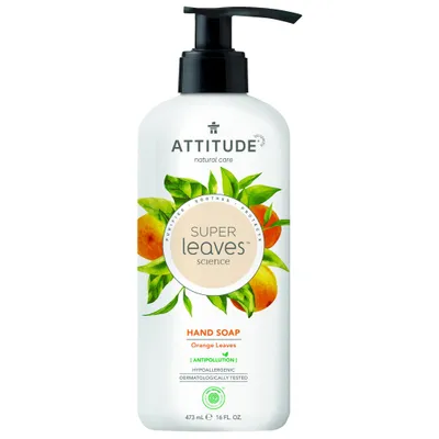 Attitude Super Leaves, Orange Hand Soap (Pomarańczowe mydło w płynie)