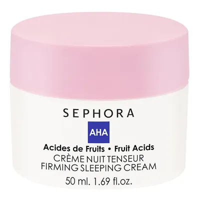 Sephora Collection, AHA Acides des Fruits Creme Nuit Tenseur [Fruit Acids  Firming Sleeping Cream] (Odżywczy krem na noc)