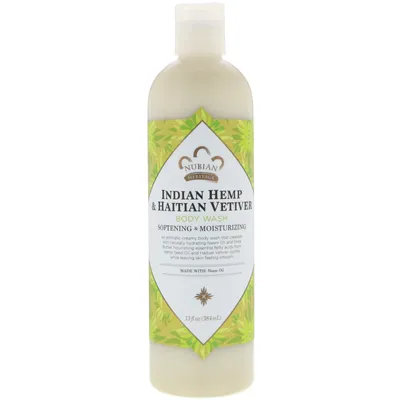 Nubian Heritage Indian Hemp & Haitian Vetiver, Body Wash (Żel pod prysznic)