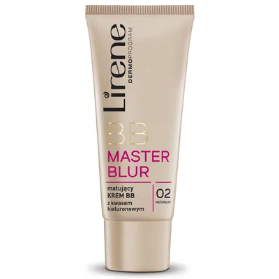 Lirene Dermoprogram Master Blur, Matujący BB krem z kwasem hialuronowym